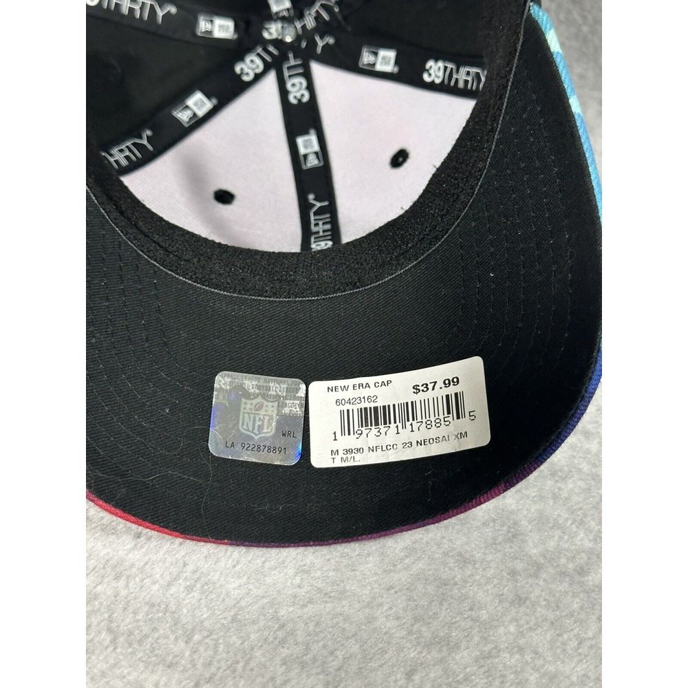 New Orlean Saints New Era Crucial Catch 39THIRTY Flex-Fit Hat Cap New Size M/L - Picture 7 of 7